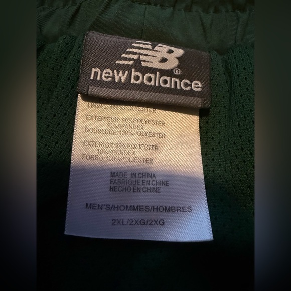 New Balance Men's Dark Green Pants - Picture 6 of 6